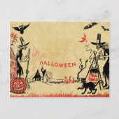 Briefkaart Halloween Witches (Voorkant)