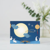 Briefkaart halverwege het herfstfestival (Staand voorkant)