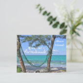 BRIEFKAART, "HAMMOCK/ABACO-EILANDEN/BAHAMAS" BRIEFKAART (Staand voorkant)