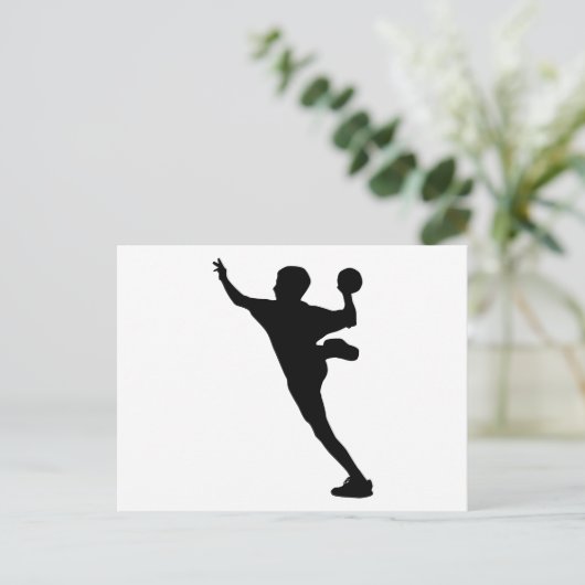Briefkaart handbal (Staand voorkant)