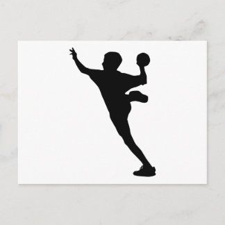 Briefkaart handbal