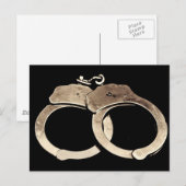 Briefkaart handboeien (Voorkant / Achterkant)