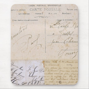  Briefkaart handschrift Mousepad Muismat