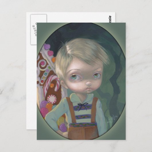 briefkaart "Hansel" (Voorkant / Achterkant)