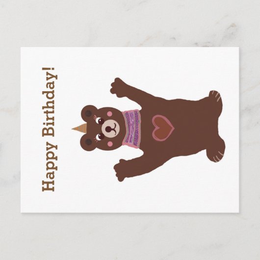 Briefkaart Happy 1st Verjaardag (Voorkant)