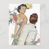 Briefkaart  Happy Announding-koppel (Voorkant)