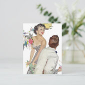 Briefkaart  Happy Announding-koppel (Staand voorkant)