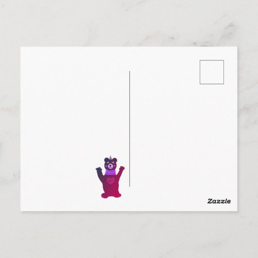 Briefkaart Happy Birthday (Achterkant)