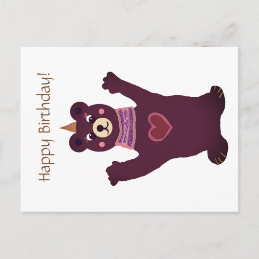 Briefkaart Happy Birthday (Voorkant)