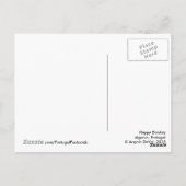 Briefkaart: Happy Donkey. Algarve Portugal Briefkaart (Achterkant)