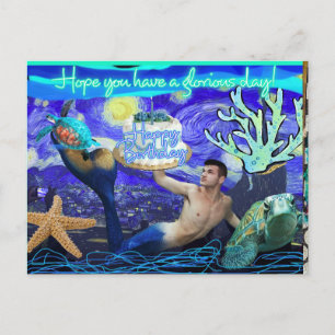 Briefkaart happy jarig