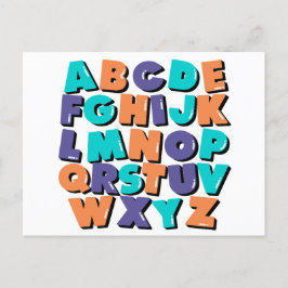 Briefkaart - Happy Letters