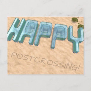 Briefkaart "Happy Postcrossover!"