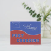 Briefkaart "Happy Postcrossover! Titels" (Staand voorkant)