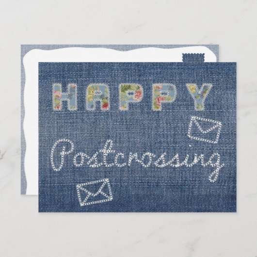 Briefkaart "Happy Postkruising Jeans" (Voorkant / Achterkant)