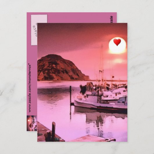 Briefkaart Harbour Hues (Voorkant / Achterkant)