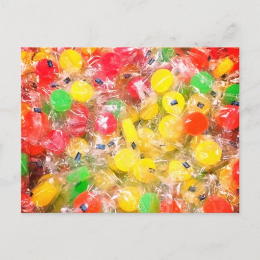 Briefkaart hard snoep (Voorkant)