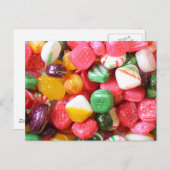 Briefkaart harde Snoepjes (Voorkant / Achterkant)