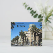 Briefkaart Harnet Avenue Asmara Eritrea (Staand voorkant)