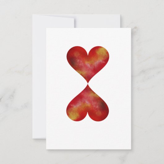 Briefkaart hart (Voorkant)