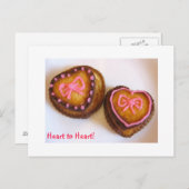 Briefkaart hart-op-hart (Voorkant / Achterkant)