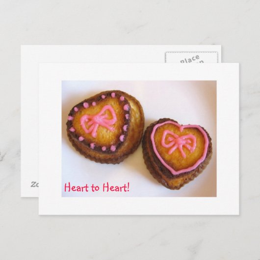 Briefkaart hart-op-hart (Voorkant / Achterkant)