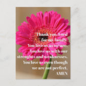 Briefkaart - Hartelijk dank, Heer (Voorkant)