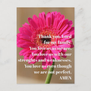 Briefkaart - Hartelijk dank, Heer