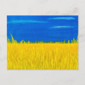 briefkaart "Harvesting Democracy" (Voorkant)