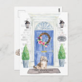 Briefkaart Havanese Moving Announcement (Voorkant / Achterkant)