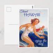  Briefkaart Hawaii (Voorkant / Achterkant)