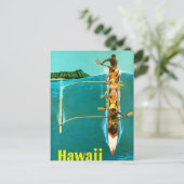Briefkaart Hawaii (Staand voorkant)
