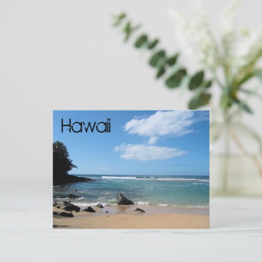 Briefkaart Hawaii (Staand voorkant)