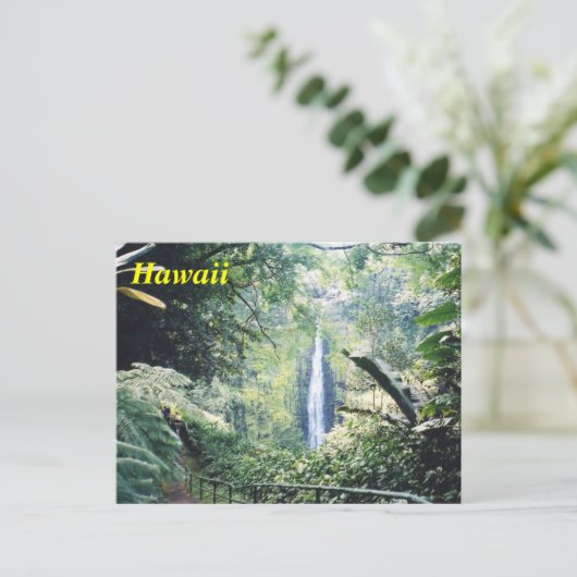 Briefkaart Hawaii (Staand voorkant)