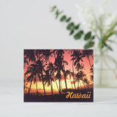 Briefkaart Hawaii (Staand voorkant)
