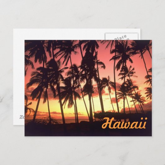 Briefkaart Hawaii (Voorkant / Achterkant)