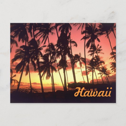 Briefkaart Hawaii (Voorkant)