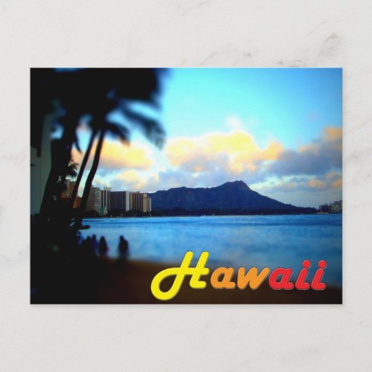 Briefkaart Hawaii-Oahu-Diamond (Voorkant)