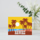 Briefkaart Hawaii Travel (Staand voorkant)
