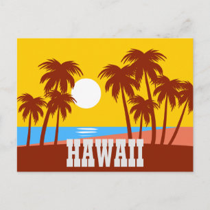 Briefkaart Hawaii Travel