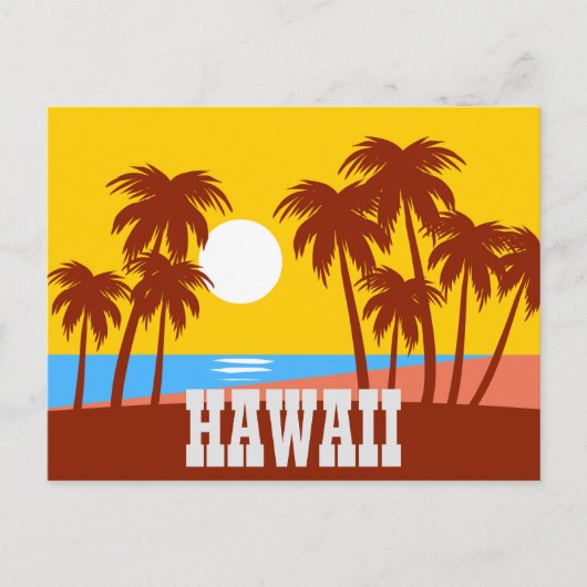 Briefkaart Hawaii Travel (Voorkant)