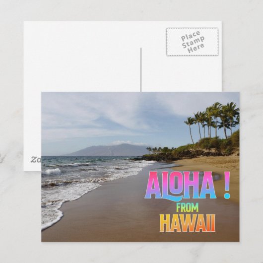 Briefkaart Hawaii Travel (Voorkant / Achterkant)