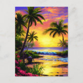 Briefkaart Hawaiian Aloha (Voorkant)