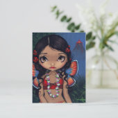 briefkaart "Hawaiian Volcano Fairy" (Staand voorkant)