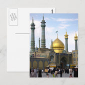 Briefkaart Hazrat-e Masumeh, Qom, Iran (Voorkant / Achterkant)
