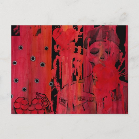 briefkaart "Heart"-reeks (Voorkant)