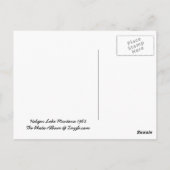 Briefkaart Hebgen Lake Montana (Achterkant)