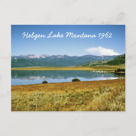 Briefkaart Hebgen Lake Montana (Voorkant)
