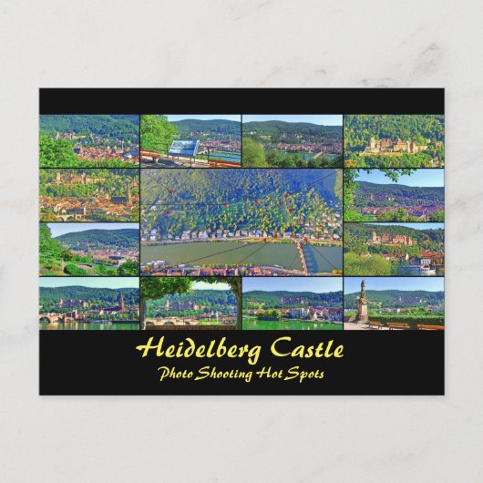 Briefkaart Heidelberg Castle Photo Shooting HotSpo (Voorkant)
