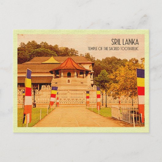  Briefkaart heilig Tooth Relic Sri Lanka (Voorkant)